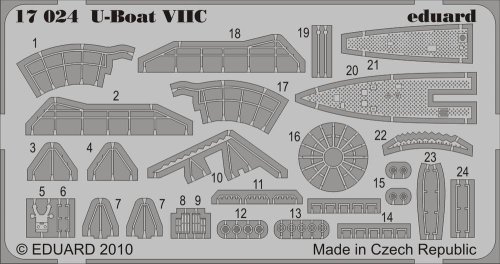 Przejdź do produktu EDUARD 17024 - 1:350 U-Boat VIIC