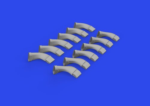 Przejdź do produktu Eduard 624003 - 1:24 Spitfire Mk.IX exhaust fishtail Print 3D