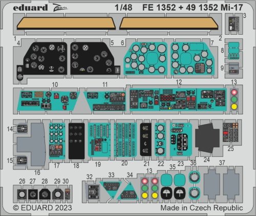 Przejdź do produktu Eduard FE1352 - 1:48 Mi-17