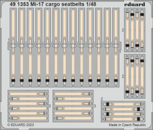 Eduard 491353 - 1:48 Mi-17 cargo seatbelts