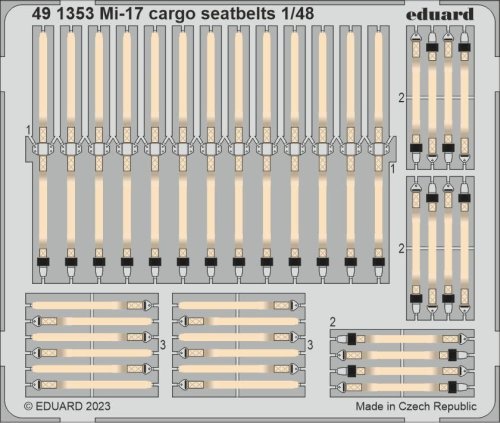 Przejdź do produktu Eduard 491353 - 1:48 Mi-17 cargo seatbelts