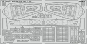 Eduard 481108 - 1:48 PV-1 undercarriage