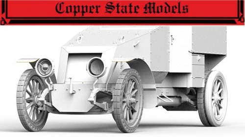 Przejdź do produktu Copper State Models CSM A35022 - 1:35 Ducasble Tyres for French Armored Car Modele 1914