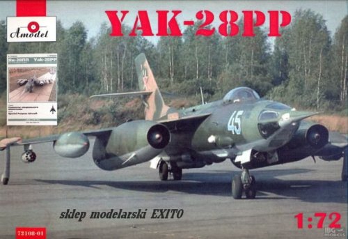 Przejdź do produktu AMODEL / SOVA 72108-01 - 1:72 Yakovlev Yak-28 PP (z czasopismem dot. tej konstrukcji)