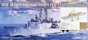Pontos 36019F1 - 1:350 USS FFG Oliver Hazard Perry Class Detail up set Plus Kit
