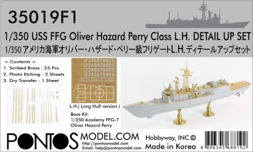 Przejdź do produktu Pontos 35019F1 - 1:350 USS FFG Oliver Hazard Perry Class Detail up set