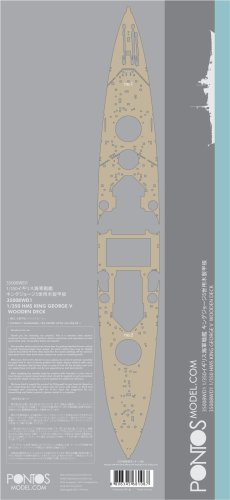 Przejdź do produktu Pontos 35008WD1 - 1:350 HMS King George V Wooden Deck set