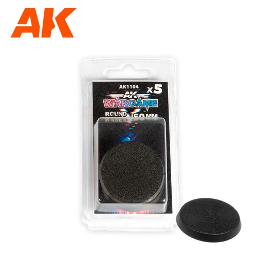 Przejdź do produktu AK Interactive 1104 - Podstawki do figurek okrągłe 50 mm - zestaw 5 sztuk