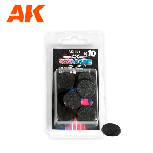Przejdź do produktu AK Interactive 1101 - Podstawki do figurek okrągłe 25 mm - zestaw 10 sztuk