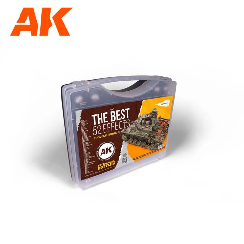Przejdź do produktu AK Interactive 11708 - Zestaw 52 szt produków do wykonywania weatheringu modeli