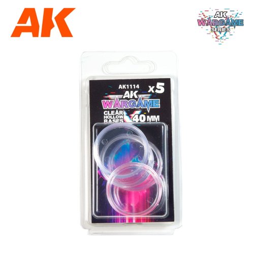Przejdź do produktu AK Interactive 1114 - Podstawki do figurek przezroczyste 40 mm - zestaw 5 sztuk