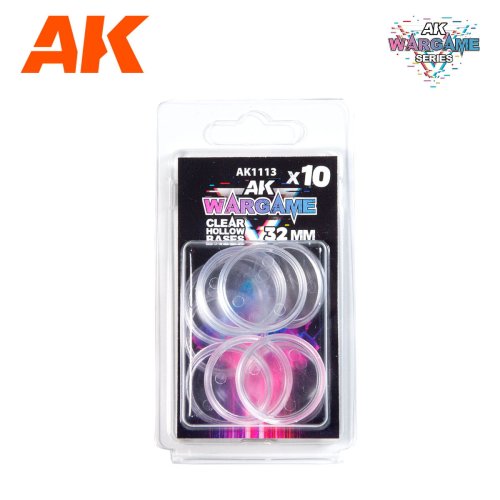 Przejdź do produktu AK Interactive 1113 - Podstawki do figurek przezroczyste 32 mm - zestaw 10 sztuk