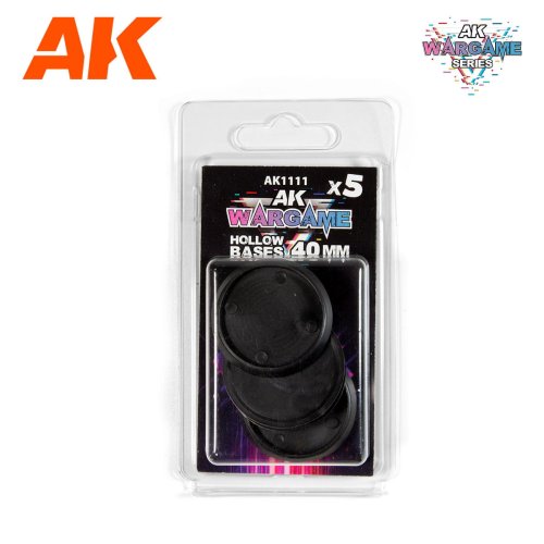 Przejdź do produktu AK Interactive 1111 - Podstawki do figurek czarne 40 mm - zestaw 5 sztuk