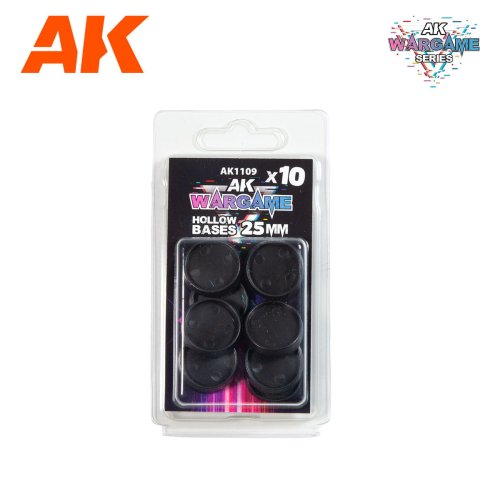 Przejdź do produktu AK Interactive 1109 - Podstawki do figurek czarne 25 mm - zestaw 10 sztuk