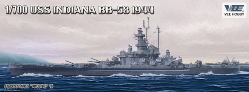 Przejdź do produktu Vee Hobby E57006 - 1:700 USS Indiana BB-58 1944 Deluxe Edition