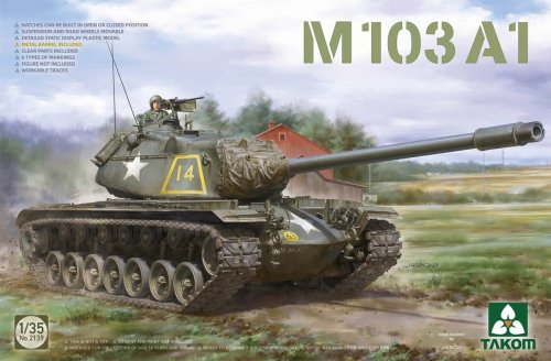 Przejdź do produktu Takom 2139 - 1:35 M103A1