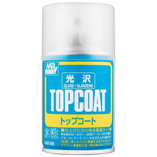 Przejdź do produktu Mr.Hobby B501 - Lakier błyszczący Mr.Top Coat Gloss w sprayu 88 ml