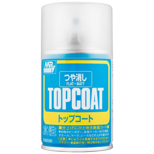 Przejdź do produktu Mr.Hobby B503 - Lakier matowy Mr.Top Coat Flat w sprayu 88 ml