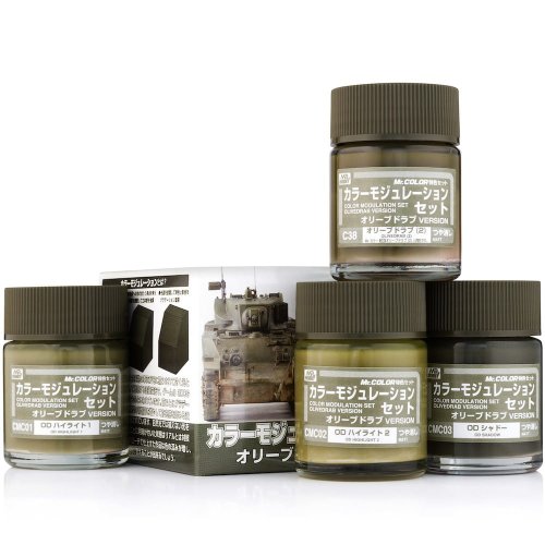 Przejdź do produktu Mr.Hobby CS581 - Zestaw farb Olive Drab Color Modulation