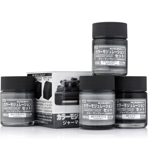 Przejdź do produktu Mr.Hobby CS583 - Zestaw farb German Gray Color Modulation