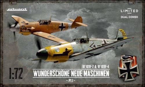 Przejdź do produktu Eduard 2142 - 1:72 Wunderschone Neue Maschinen Bf 109 F-2 & Bf 109 F-4 Limited Edition Dual Combo
