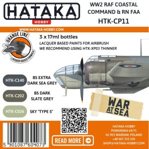 Hataka CP11 - Zestaw farb WW2 RAF Coastal Command & RN FAA