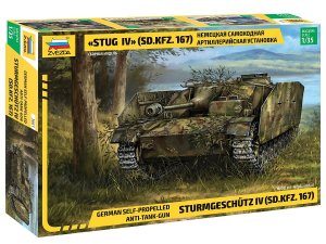 Zvezda 3661 - 1:35 Sturmgeschutz IV Sd.Kfz.167 German Self-Propelled Anti-Tank-Gun