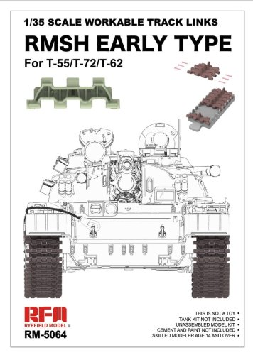Przejdź do produktu Rye Field Model 5064 - 1:35 RMSH Early Type for T-55 / T-72 / T-62