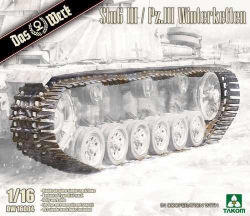 Przejdź do produktu Das Werk DW16004 - 1:16 StuG III / Pz.III Winterketten