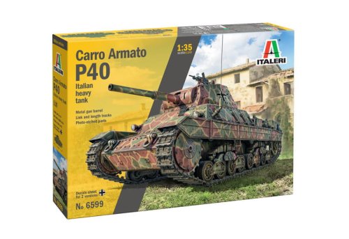 Przejdź do produktu Italeri 6599 - 1:35 Carro Armato P40 Italian Heavy Tank