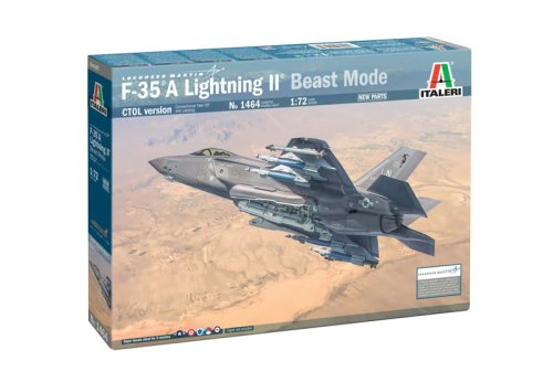 Przejdź do produktu Italeri 1464 - 1:72 F-35 A Lightning II Beast Mode CTOL Version
