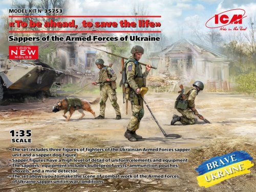 Przejdź do produktu ICM 35753  - 1:35 Sappers of the Armed Forces of UA To be ahead, to save the life