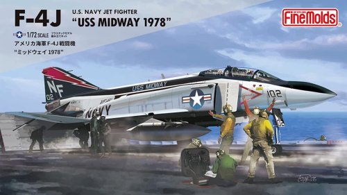 Przejdź do produktu Fine Molds 72743 - 1:72 U.S. Navy Jet Fighter F-4J USS Midway 1978