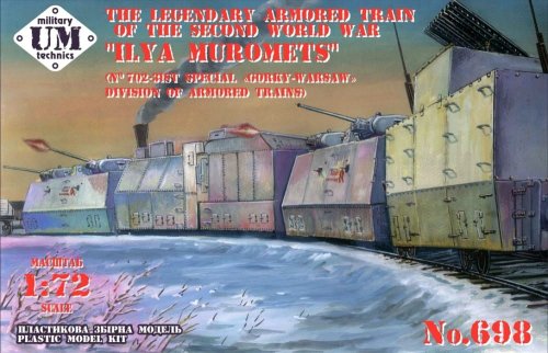 Przejdź do produktu Unimodels UM-MT 698 - 1:72 Ilya Muromets The Legendary Armored Train of WWII