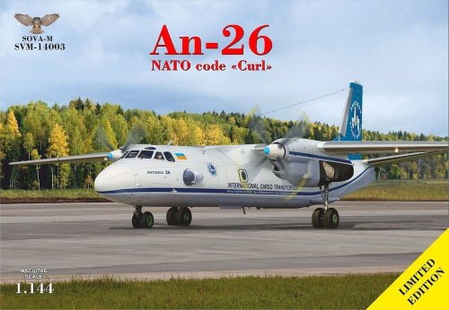 Przejdź do produktu Sova 14003 - 1:144 An-26 NATO Code Curl Limited Edition