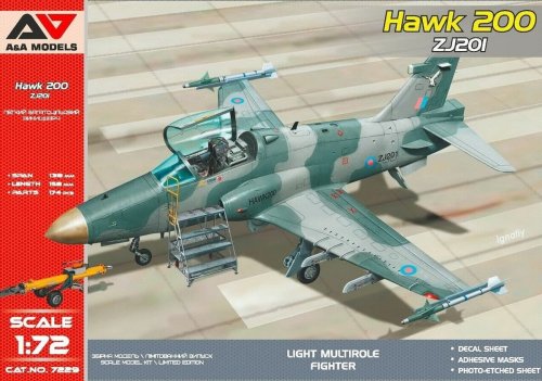 Przejdź do produktu A&A Models 7229 - 1:72 Hawk 200 ZG201