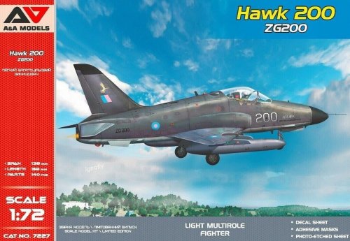 Przejdź do produktu A&A Models 7227 - 1:72 Hawk 200 ZG200