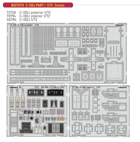 Przejdź do produktu Eduard BIG72173 - 1:72 C-130J Part I