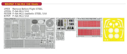 Przejdź do produktu Eduard BIG49367 - 1:48 F-16A MLU
