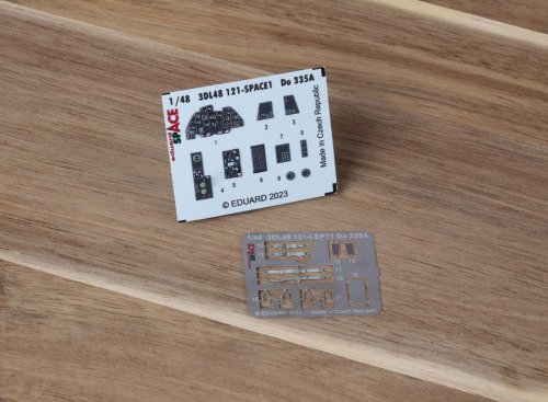 Przejdź do produktu Eduard 3DL48121 - 1:48 Do 335A Space 3D Decals + PE