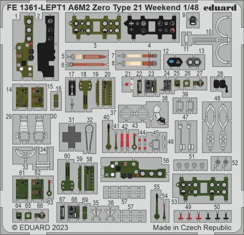 Przejdź do produktu Eduard FE1361 - 1:48 A6M2 Zero Type 21 Weekend