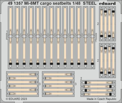 Przejdź do produktu Eduard 491357 - 1:48 Mi-8MT cargo seatbelts - Steel