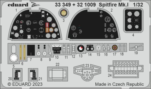Przejdź do produktu Eduard 33349 - 1:32 Spitfire Mk.I