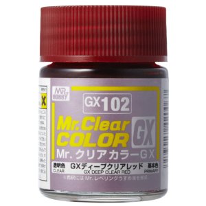 Mr.Hobby GX102 - Farba Deep Clear Red 18 ml