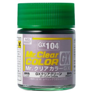 Mr.Hobby GX104 - Farba Clear Green 18 ml