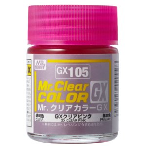 Mr.Hobby GX105 - Farba Clear Pink 18 ml
