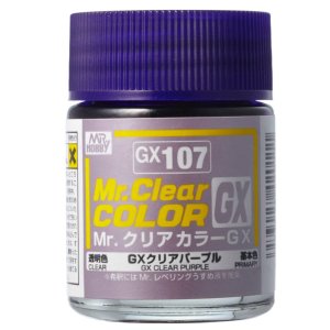 Mr.Hobby GX107 - Farba Clear Purple 18 ml