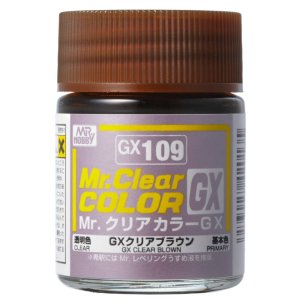 Mr.Hobby GX109 - Farba Clear Brown 18 ml