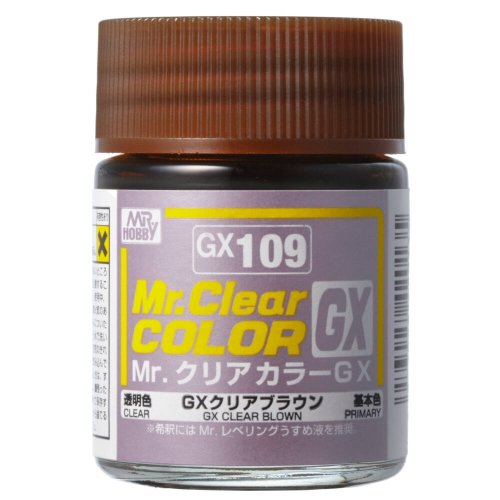 Przejdź do produktu Mr.Hobby GX109 - Farba Clear Brown 18 ml