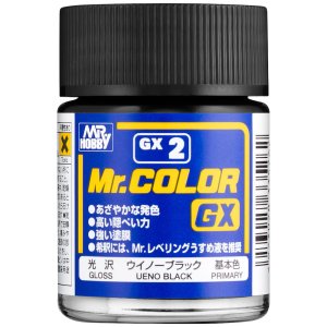 Mr.Hobby GX2 - Farba Ueno Black 18 ml